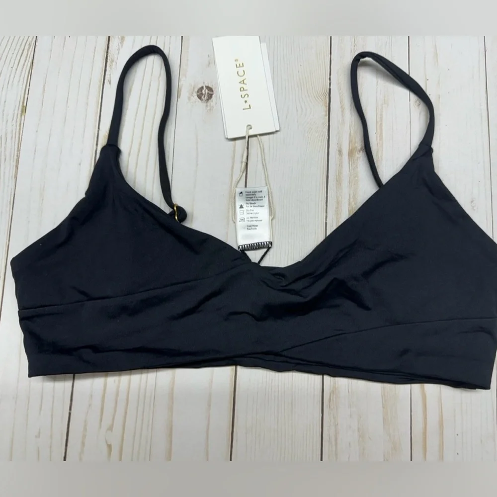 L*Space High Tide Bralette Bikini Swimsuit Top Size Small